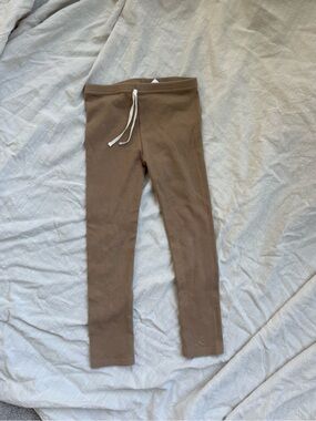 Jamie Kay NWOT Ribbed Putty Brown Knit Leggings
